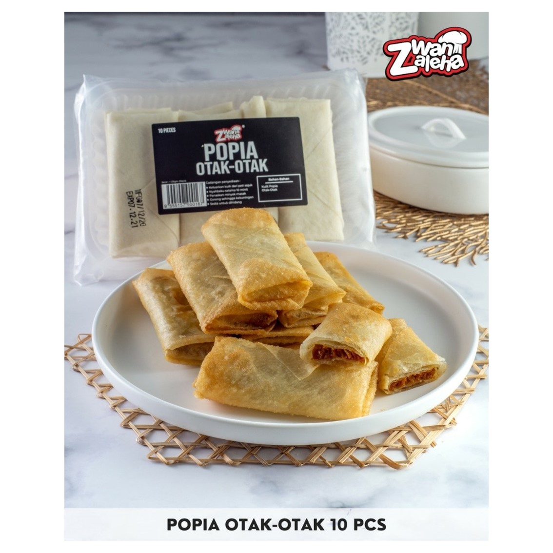 Wan Zaleha Popia Otak Otak 215g Market Place Sg